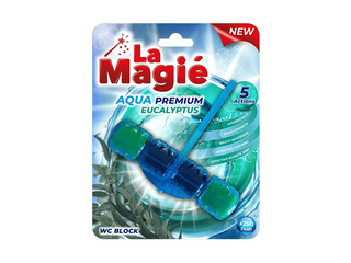 Toilet Block, La Magie Aqua Premium, Eucalyptus, 40g