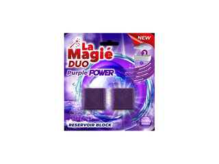 Capsules for toilet tank, La Magie, Purple Power, 2x50g