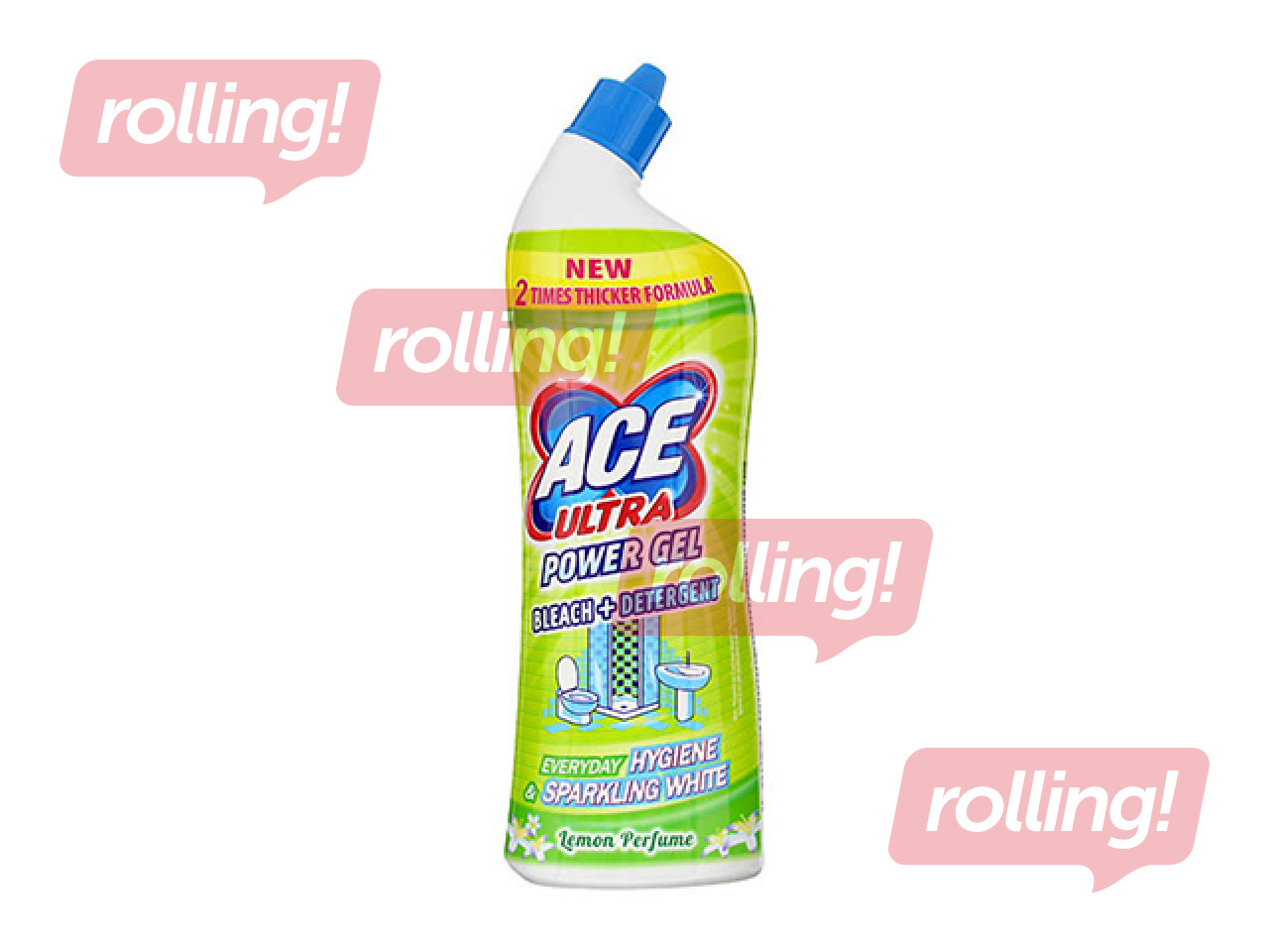 Tualetes tīrīšanas līdzeklis ACE Ultra Power Gel, Lemon Perfume, 750ml
