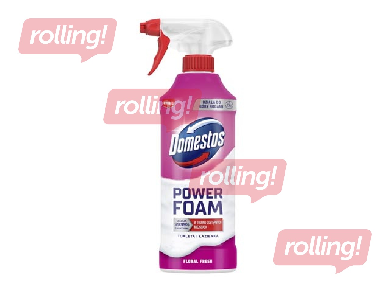 Tualetes tīrīšanas putas Domestos Floral Burst, 450ml