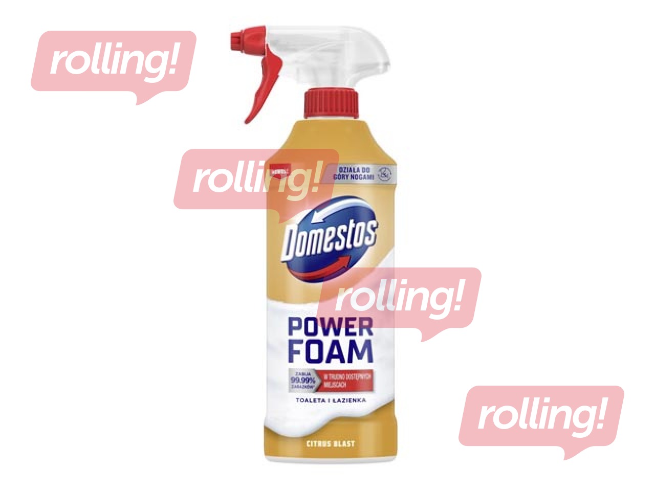 Toilet cleaning foam Domestos, Citrus Blast, 450ml