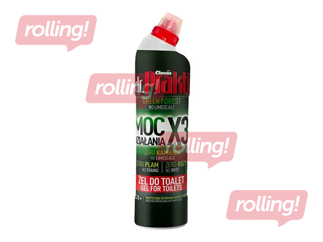 Toilet cleaner Dr.Prakti, Green Forest, 750ml