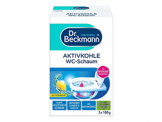 Toilet cleaning foam Dr.Beckmann, with activated charcoal, 3×100g