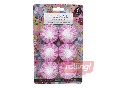 Kapsulas tualetes poda tvertnei Floral Range, Gardenia, 6x40g