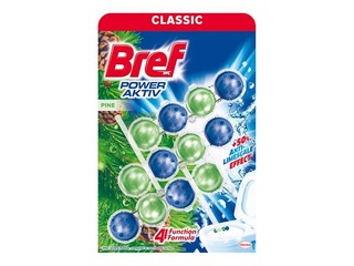 Tualetes bloks Bref Power Active Pine forest, 3 gab. x 50g