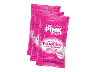 Tualetes tīrīšanas līdzeklis The Pink Stuff, putojošs, 3x100g 