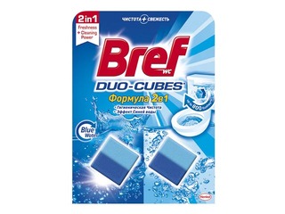 Таблетки для бачка унитаза Bref duo-cubes original, 2 шт.