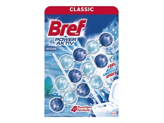 Туалетный блок Bref Power Aktiv Ocean, 3шт x 50г