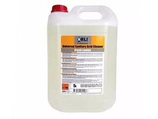 Tīrīšanas līdzeklis Arli Clean, universāls, sanitārais, skābi saturošs, 5l