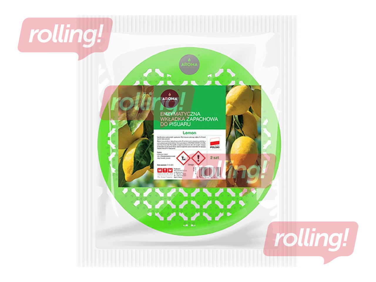 Pisuāru ieliktnis Polymer Lemon, aromatizēts, 35g, 1 gab.