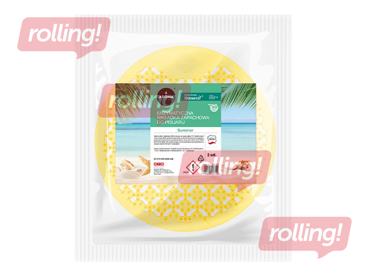 Pisuāru ieliktnis Polymer Summer Odourco, aromatizēts, 35g, 1 gab.