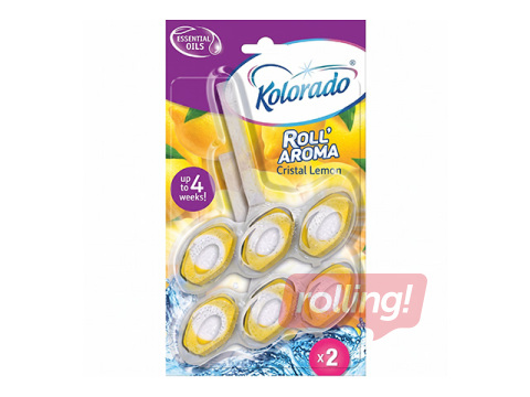 Tualetes bloks Kolorado Roll Aroma Lemon duopack, 2x51g