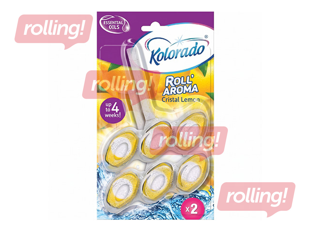 Tualetes bloks Kolorado Roll Aroma Lemon duopack, 2x51g