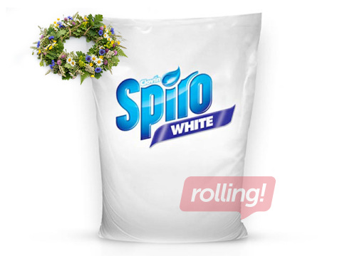 Veļas pulveris Spiro White Automat, 15kg +Līgo dāvana!