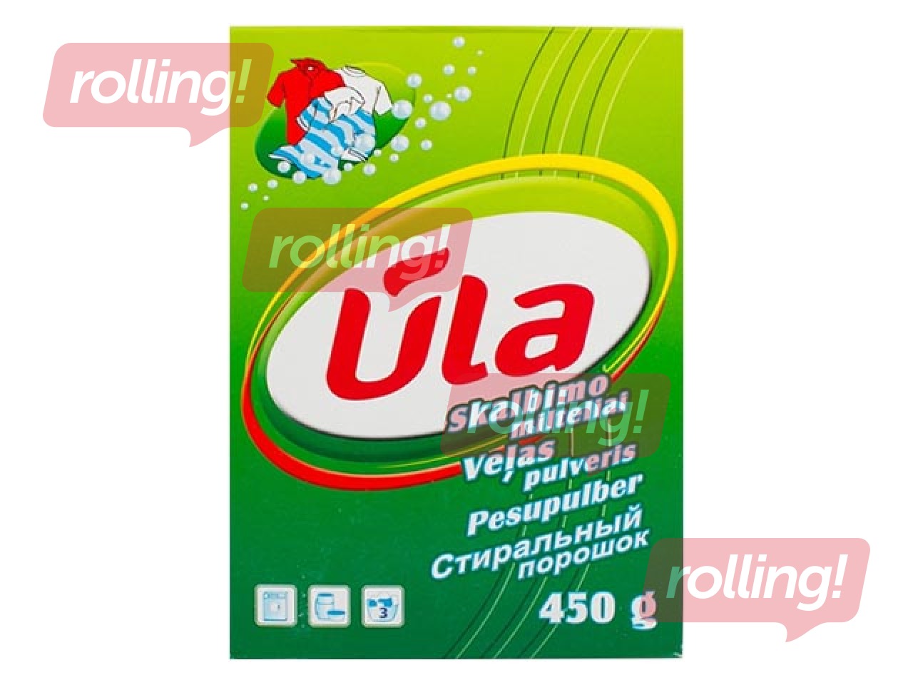 Veļas pulveris Ula, universāls, 450g