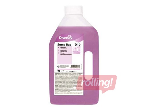 Дезинфицирующее средство, концентрированное Diversey Suma Bac D10, 2л