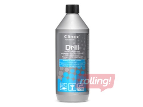 Гель для чистки канализационных труб Clinex Drill, 1Л