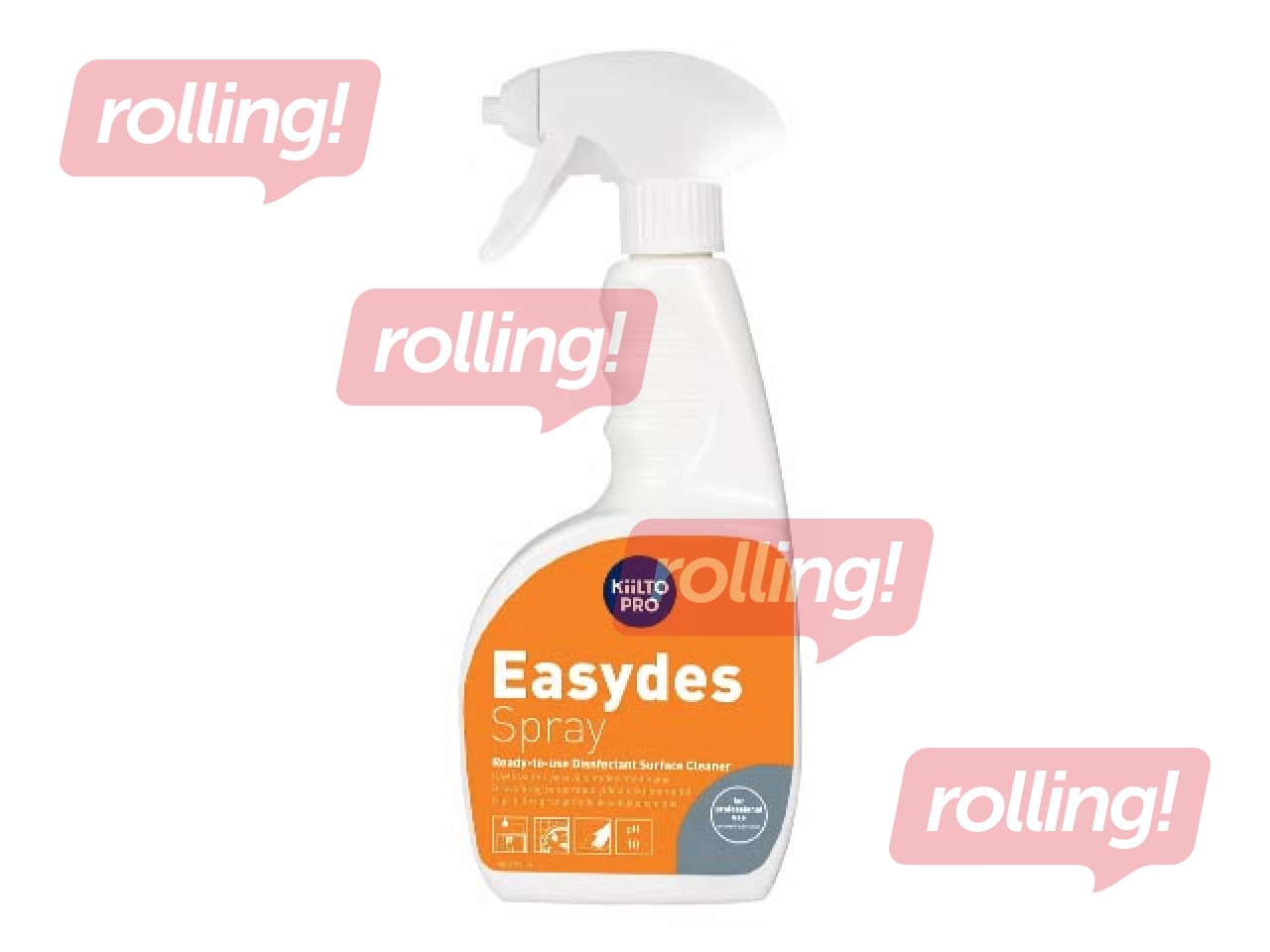Dezinfekcijas līdzeklis Easydes Kiilto, virsmām, ātras iedarbības, 735ml