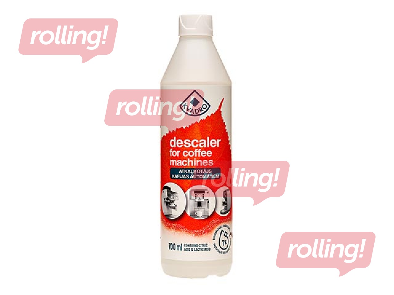 Atkaļķotājs kafijas aparātiem KVADRO, 700ml