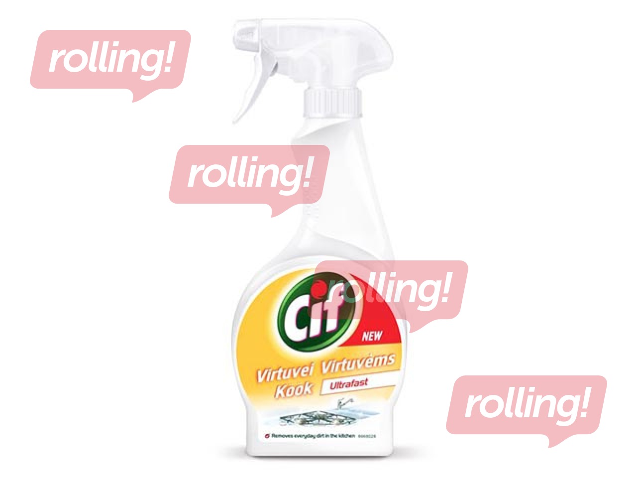 Tīrīšanas līdzeklis virtuvei ar izsmidzinātāju CIF, 500ml