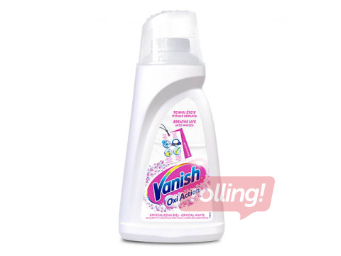 Traipu tīrīšanas līdzeklis Vanish Oxi Action White, gēls baltai veļai, 1l