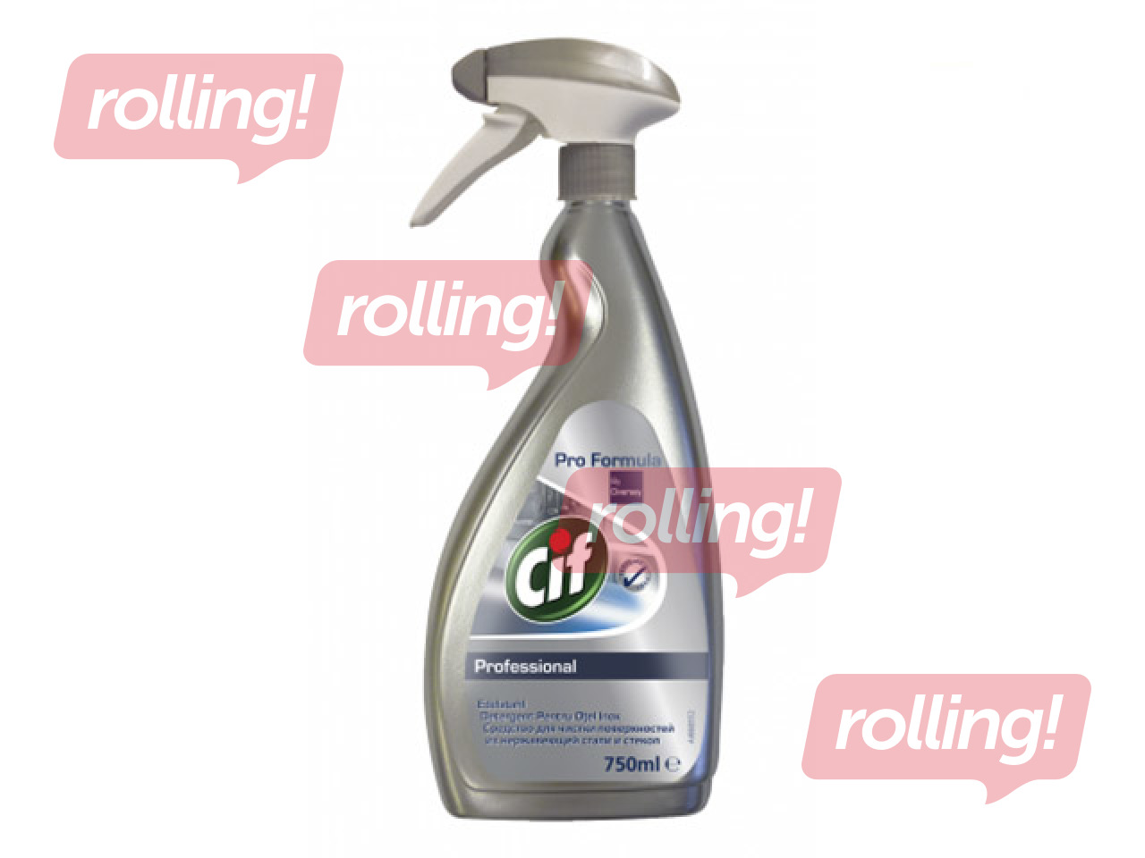 Nerūsējošā tērauda virsmu tīrīšanas līdzeklis Cif Professional, 750ml