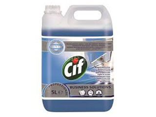Средство для мытья стекол и поверхностей CIF Professional Windows & MultiSurface Cleaner, 5 л