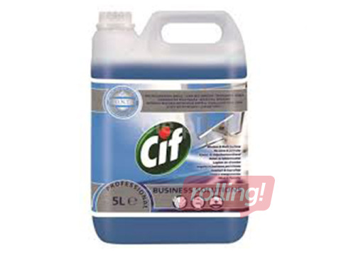 Stiklu un virsmu tīrīšanas līdzeklis Cif Professional Windows & MultiSurface, 5l
