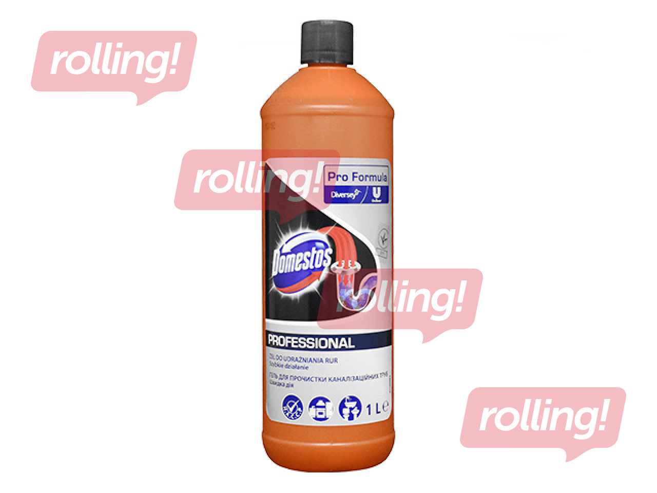 Kanalizācijas cauruļu tīrītājs Domestos Professional, 1L