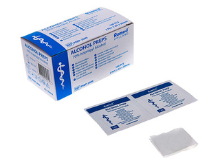 Mitrās salvetes Romed, 70% spirts, 100 gab.