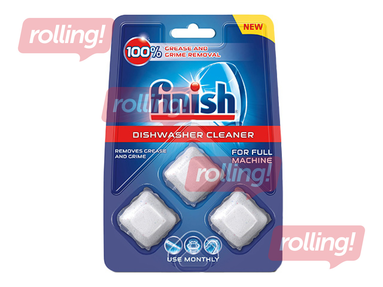 Dishwasher tablets Finish, 3x17g