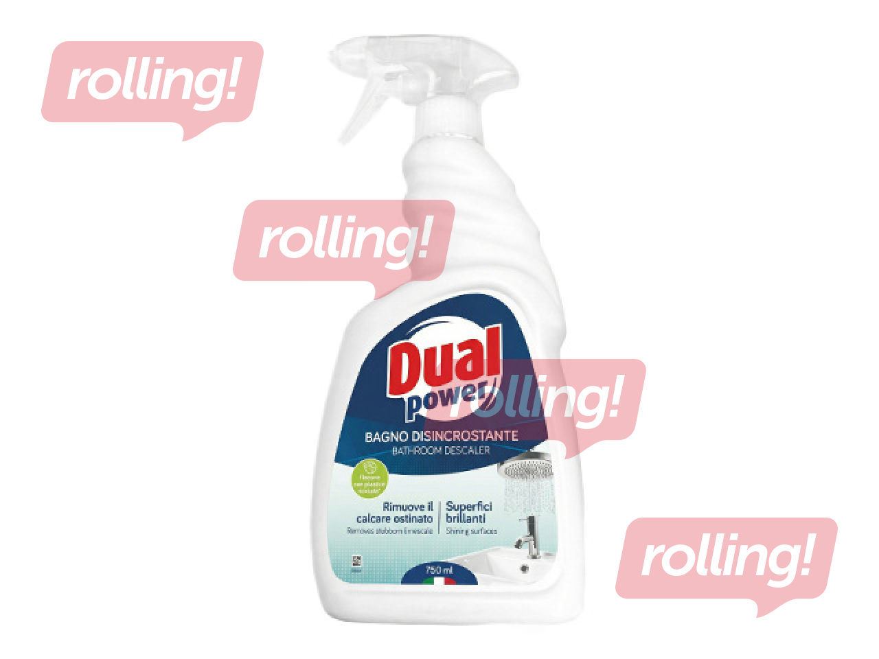 Descaler cleaning agent for the bathroom Dual Power, 750ml