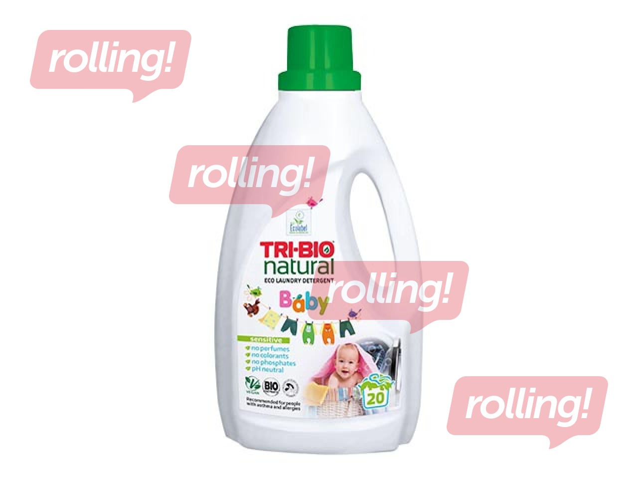 Veļas mazgāšanas līdzeklis Tri-Bio, bērnu veļai, 940ml