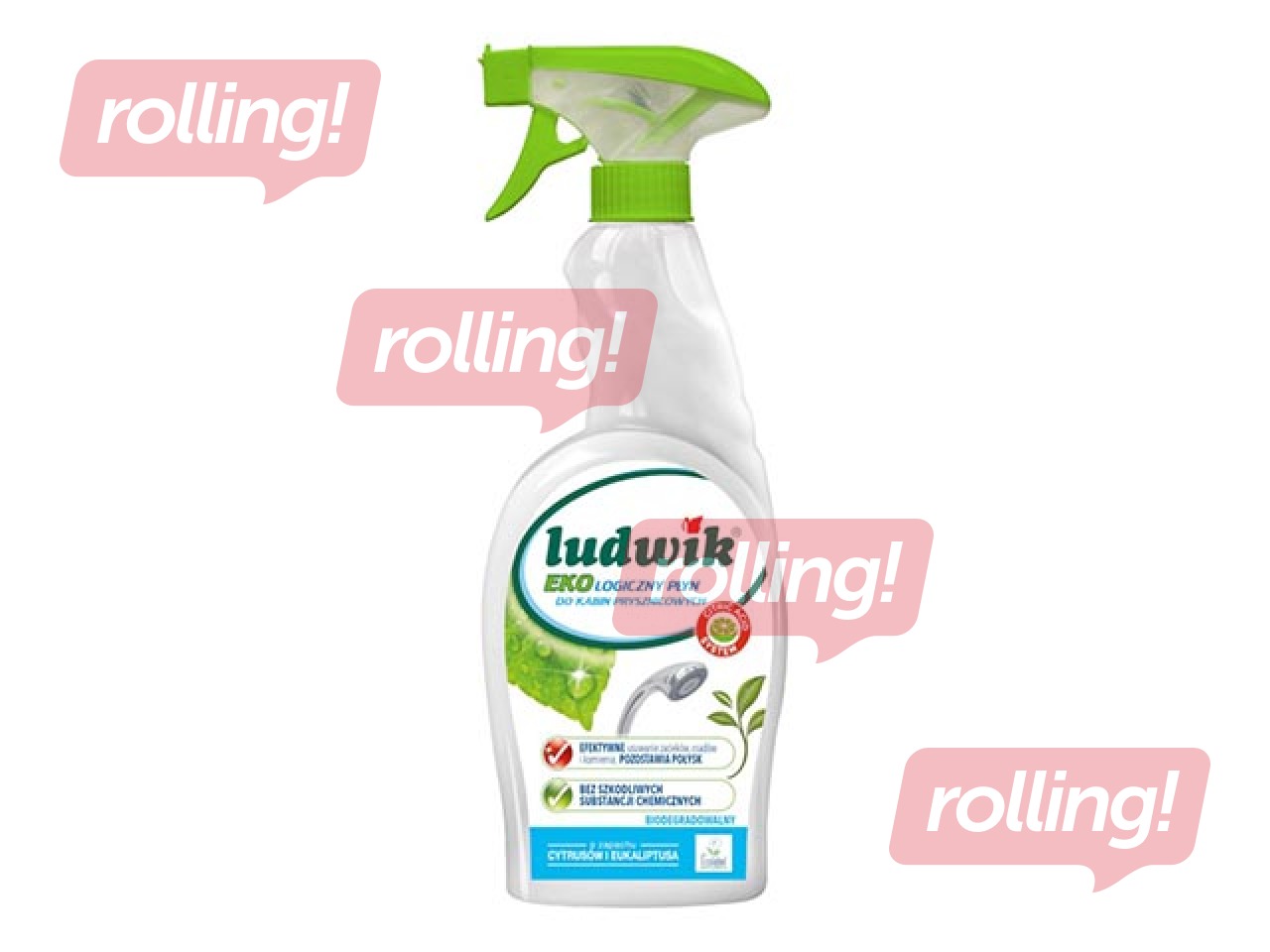 Liquid for cleaning shower cabins, Ludwik eco, 750 ml