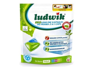 Veļas mazgāšanas kapsulas Ludwik eco, 32 gab.