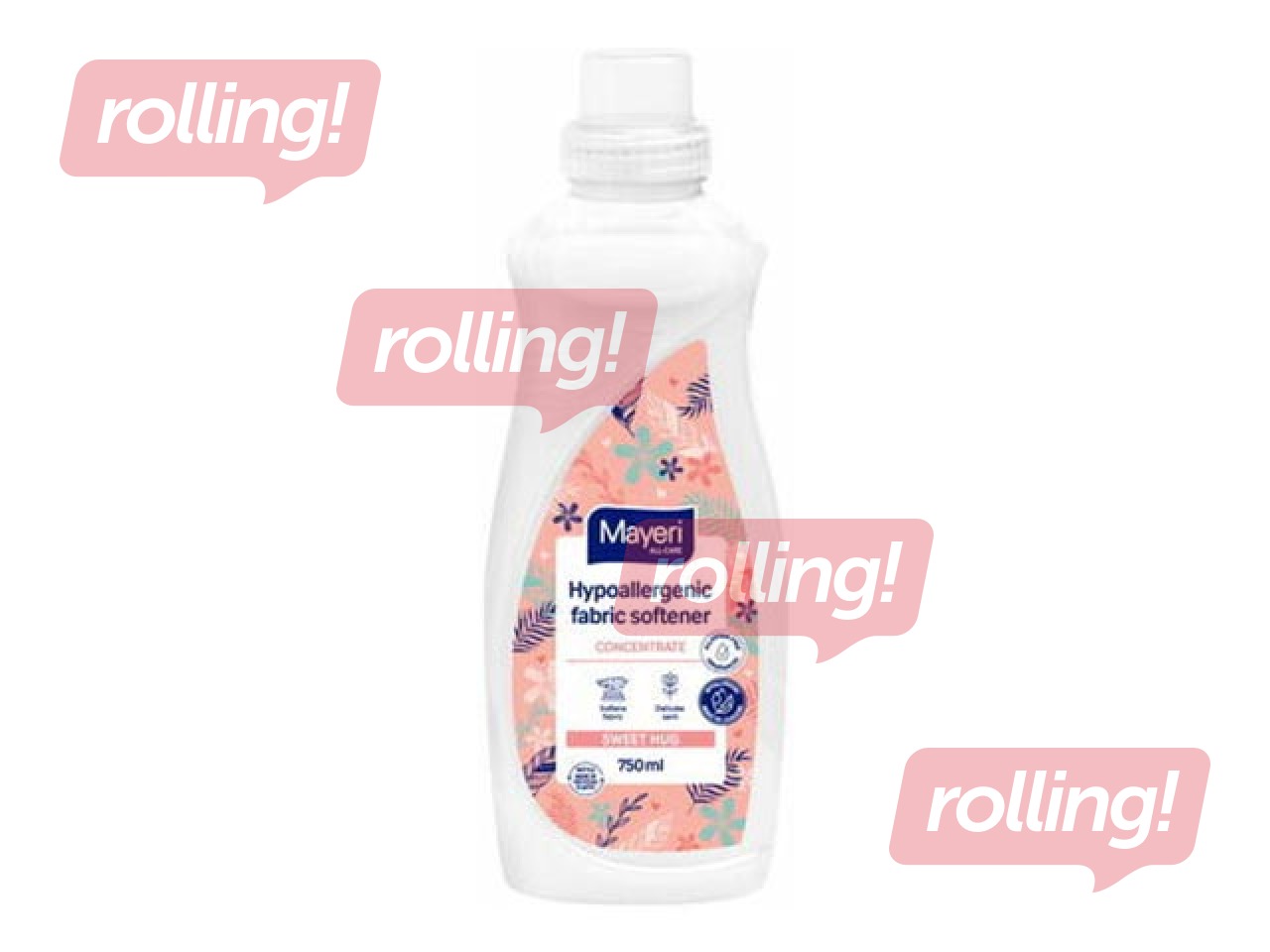 Veļas mīkstinātājs Mayeri Sweet Hug, hipoalerģisks, 750ml