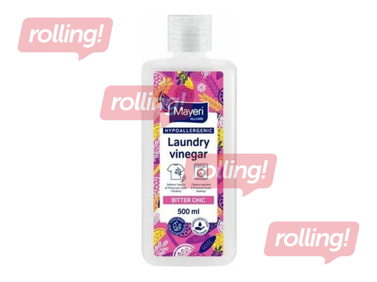 Laundry vinegar Mayeri, Bitter Chic, hypoallergenic, 500ml