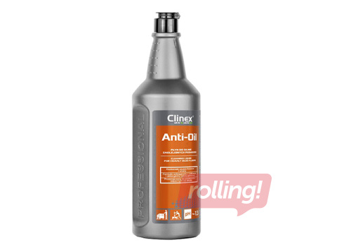 Grīdu mazgāšanas līdzeklis Clinex Anti-Oil, koncentrāts, eļļainām virsmām, 1l