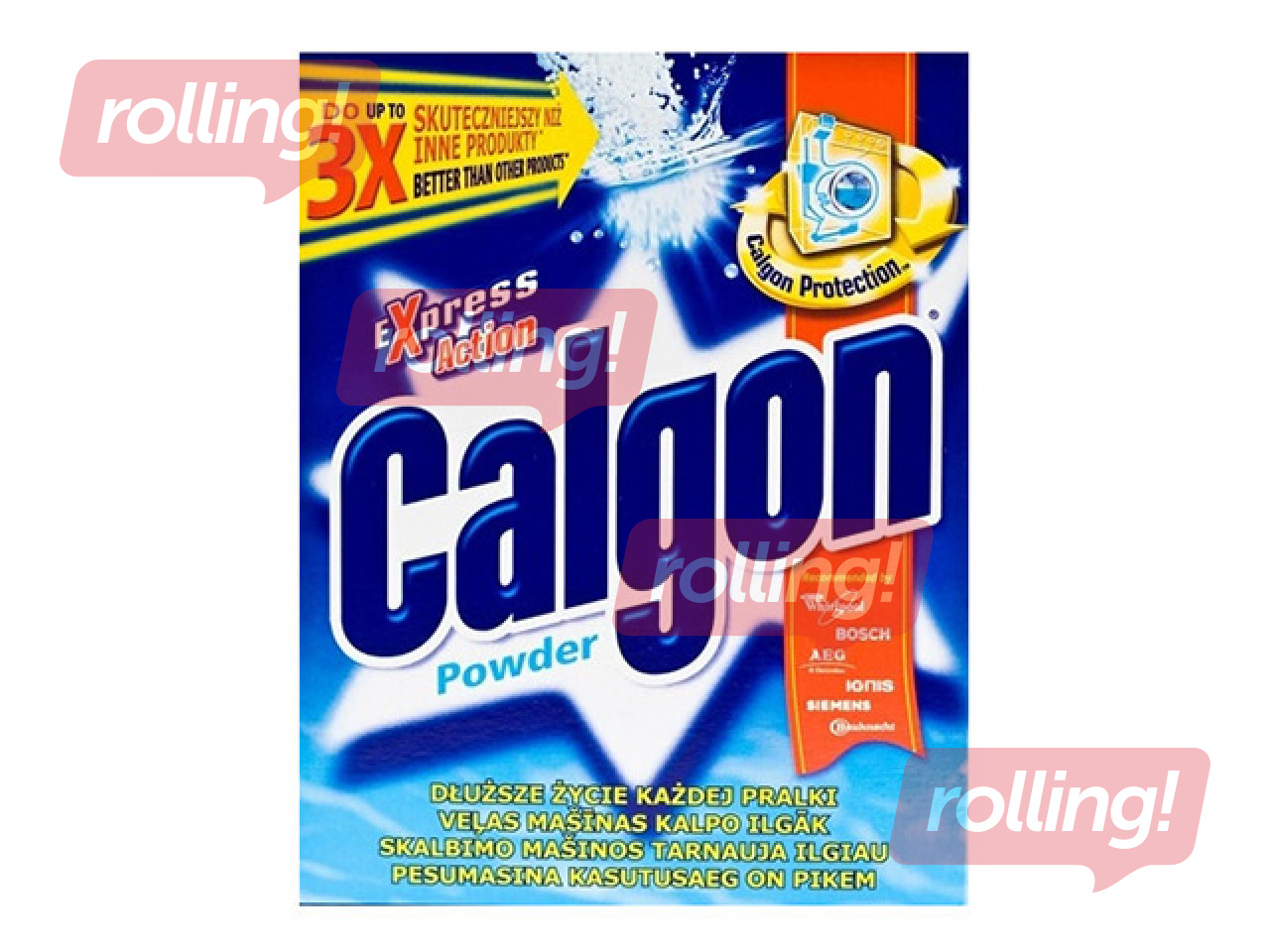 Ūdens mīkstināšanas pulveris veļas mašīnām Calgon, 500g