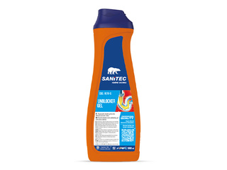 Kanalizācijas cauruļu tīrīšanas līdzeklis Sanitec, Unblocker Gel, 900ml