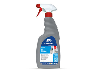 Nerūsējošā tērauda pulēšanas līdzeklis Sanitec, S7, SteelPro, 500ml