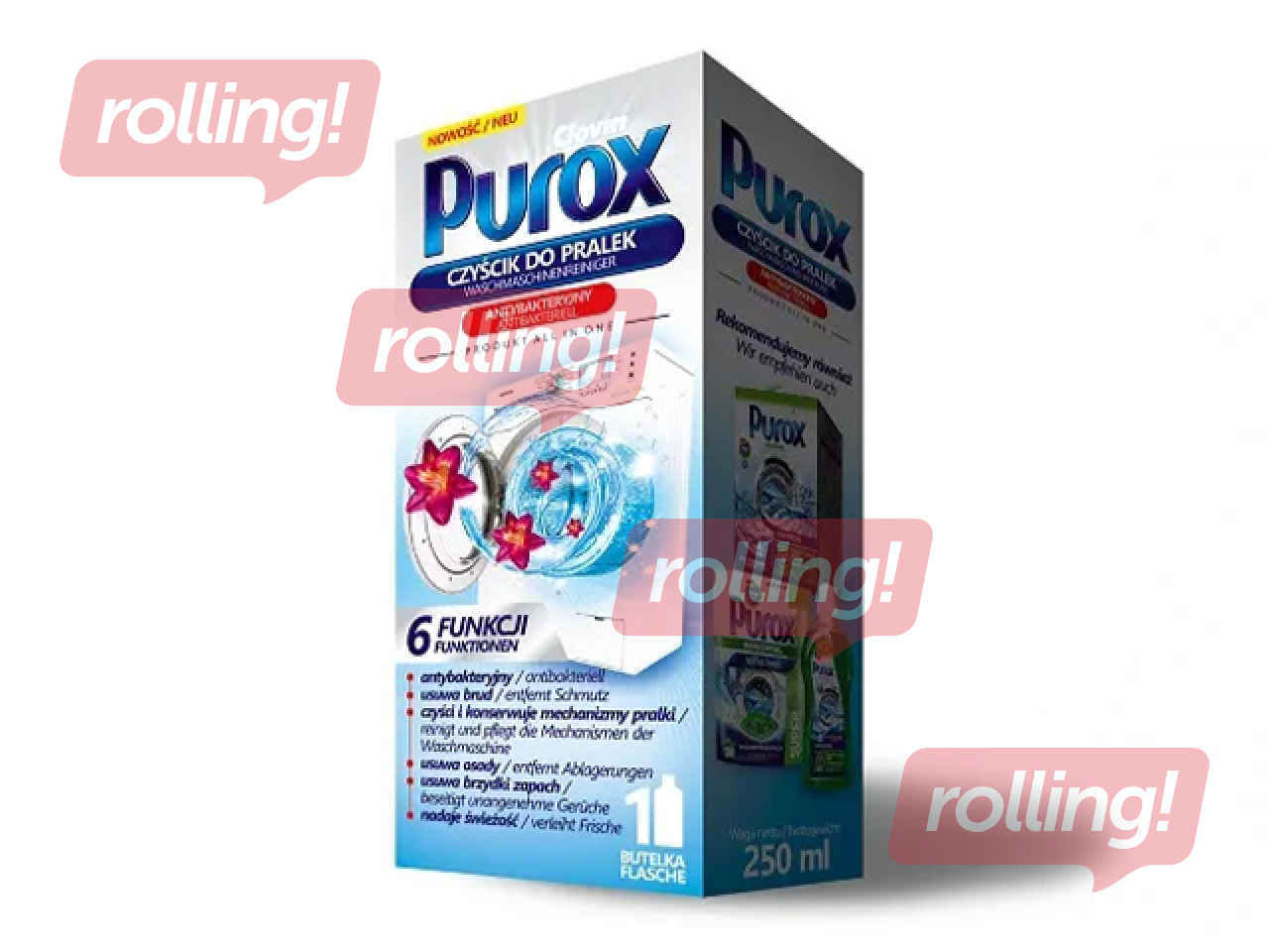 Veļas mazgājamās mašīnas tīrītājs Purox, 250ml