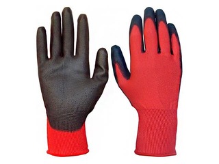 Gloves with nitrile coating, size 9 (L)