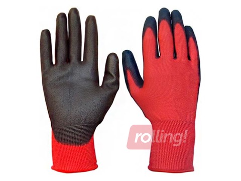 Gloves with nitrile coating, size 7 (S)