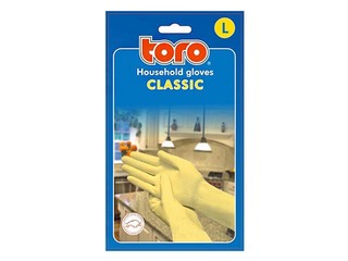 Rubber gloves TORO, L size