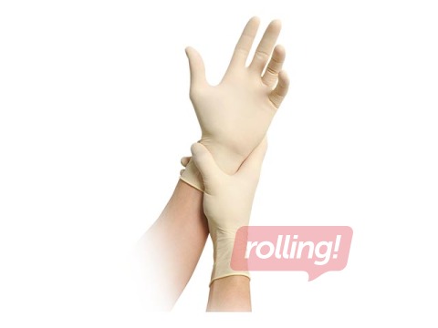 Powder-free latex gloves MaiMed- Soft PF XL, white, 100 pcs.