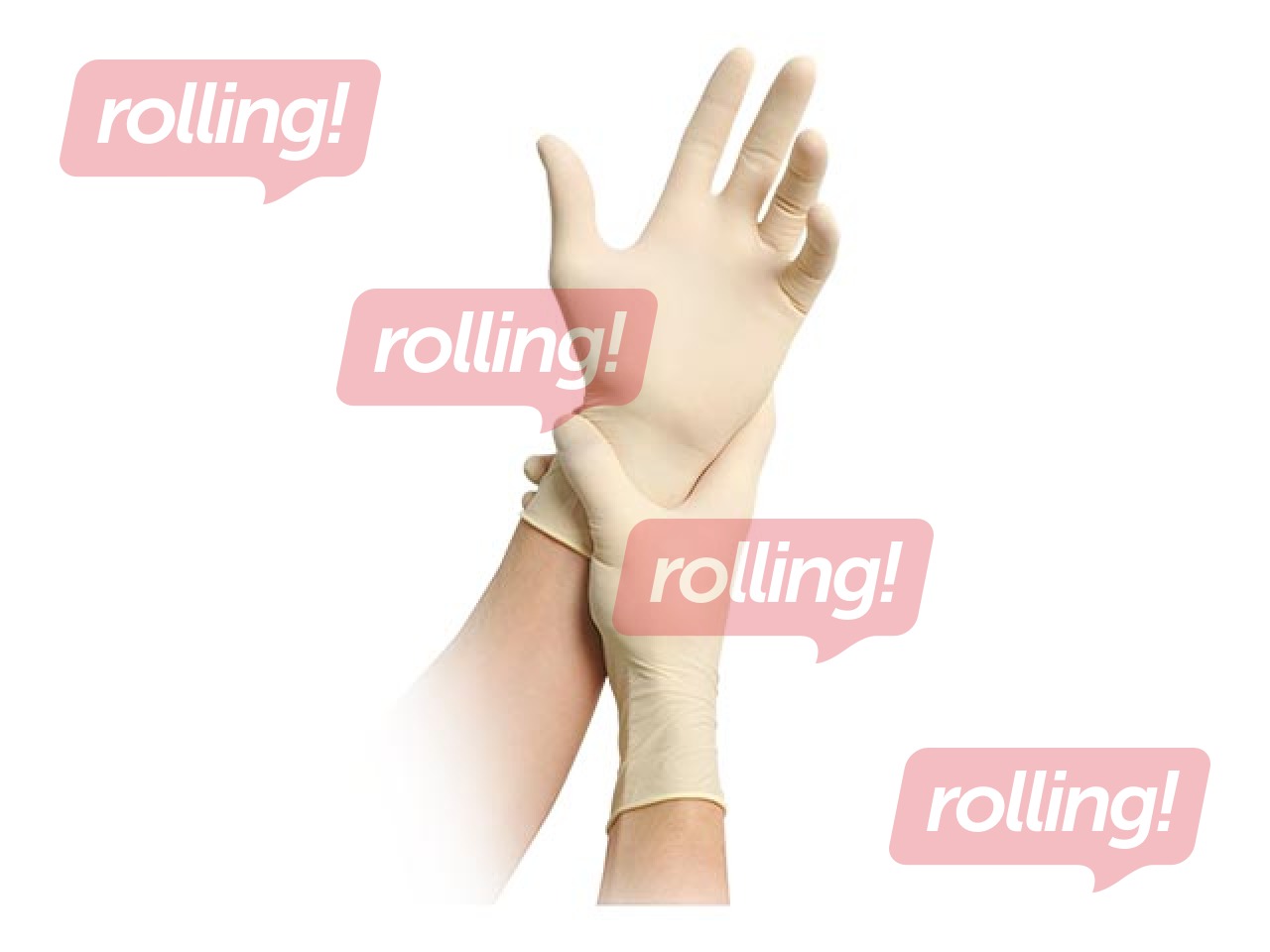 Powder-free latex gloves MaiMed- Soft PF XL, white, 100 pcs.