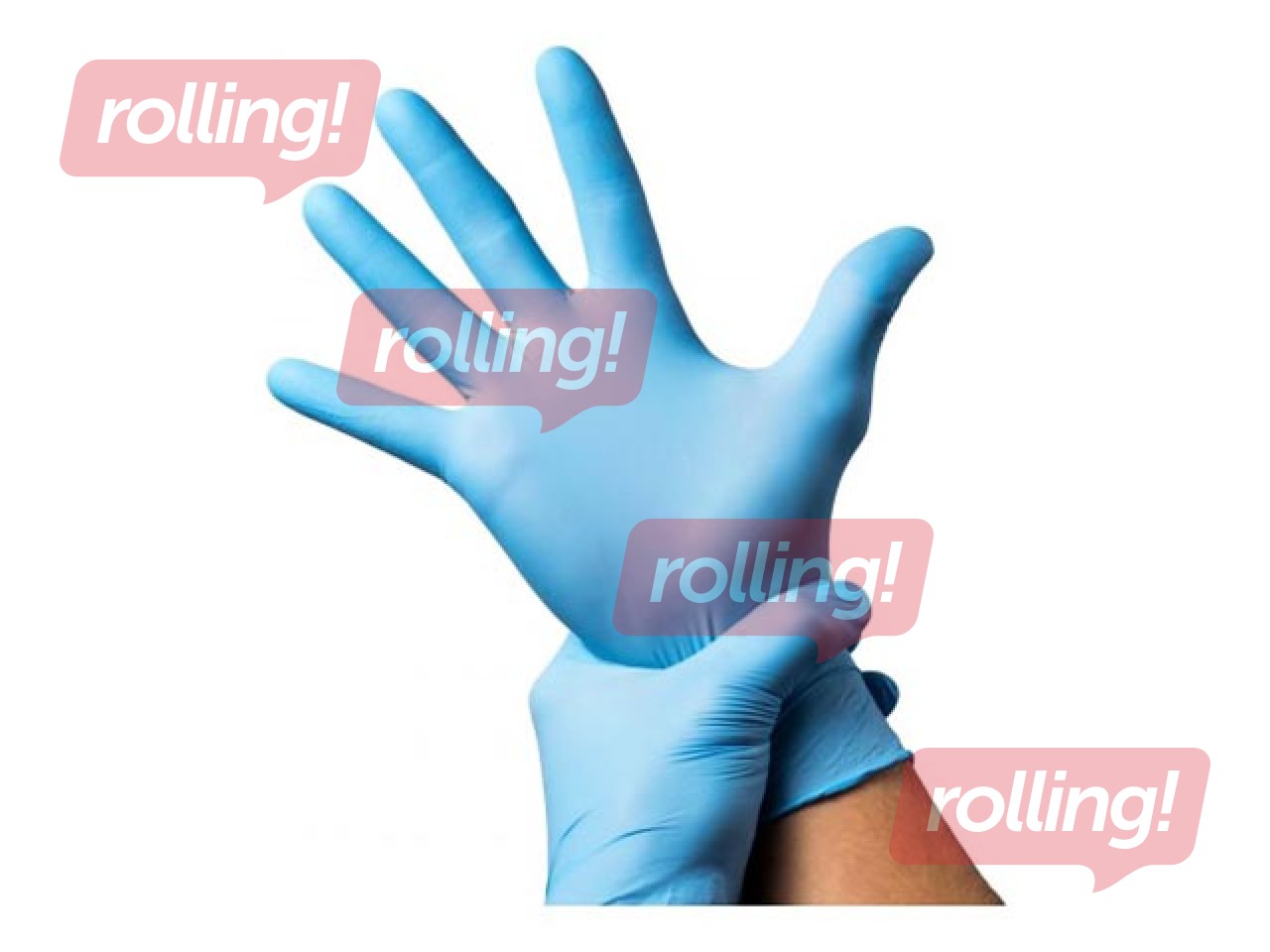 Nitriilkindad ilma puudrita MaiMed XL, 100 tk, sinine