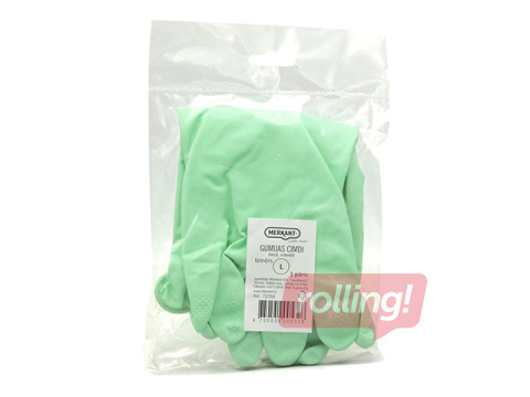 Rubber gloves Merkant, thick, lined, size L