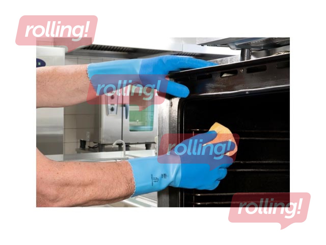 Gumijas cimdi Mapa Jersette, latekss, L izmērs, 1 pāris